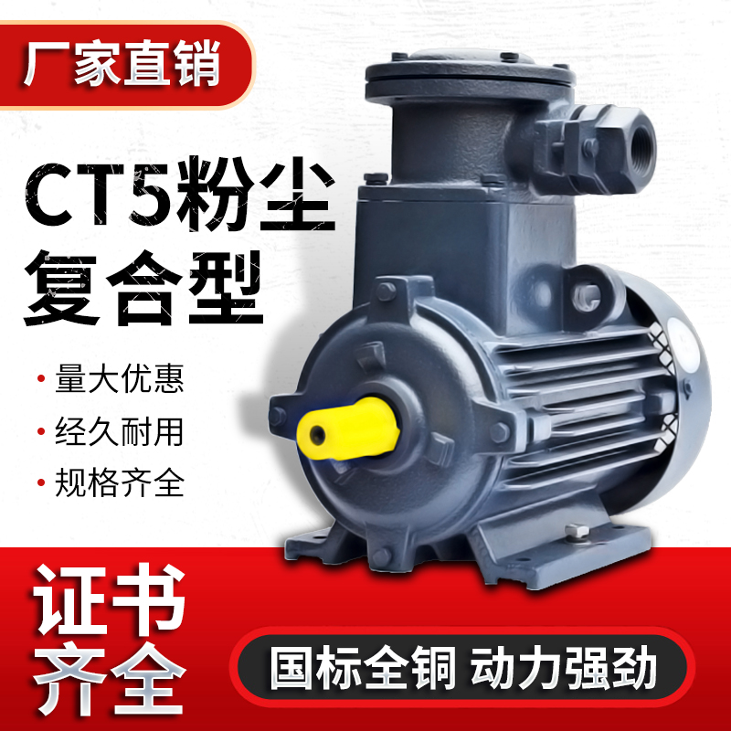 CT5粉尘复合型防爆电机
